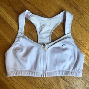 Moving Comfort Grace zip front sports bra